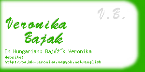 veronika bajak business card